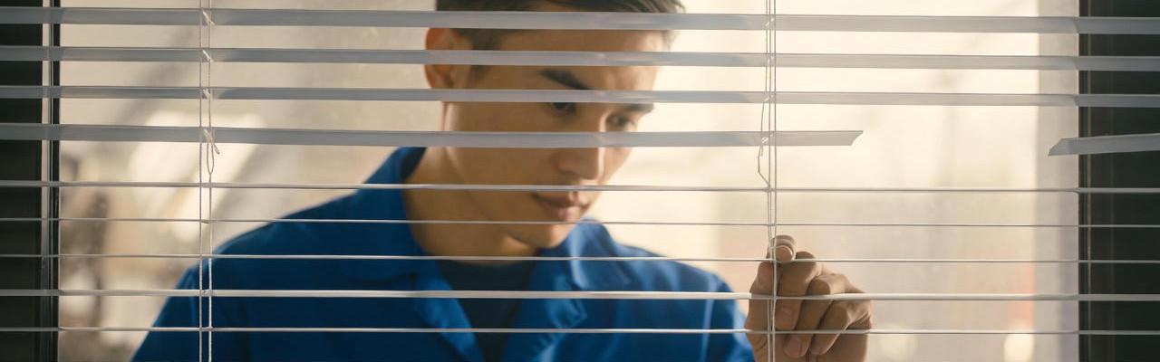 Reparación y sustitución de manivelas en una persiana en Cornellà de Llobregat